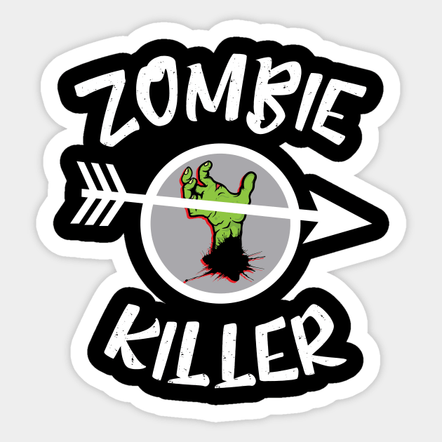 Zombie Killer Sticker by teespot123